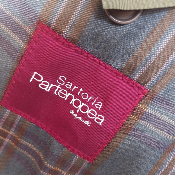 Sartoria Partenopea unconstructed wool mens sport coat - Picture 2 of 10
